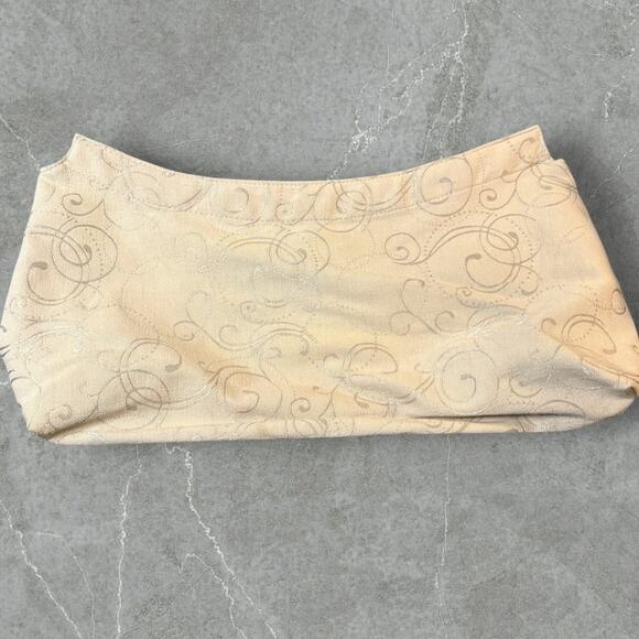 Retired Thirty-One Skirt Purse Cover -Khaki w/Swirls - Picture 1 of 2